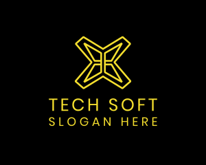 Generic Tech Software Letter X logo