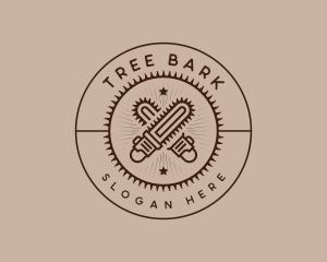 Logging Chainsaw Forestry logo