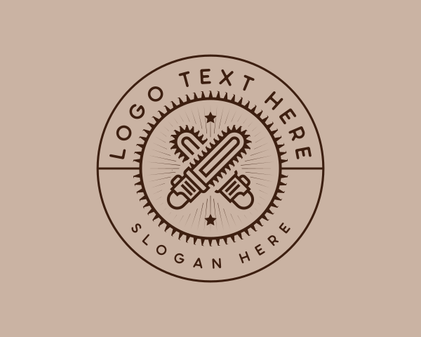 Logging logo example 4