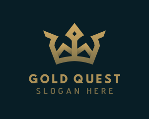 Gold Crown Accessory logo design