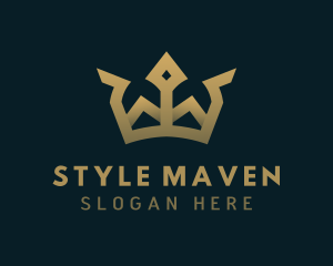 Gold Crown Accessory logo design