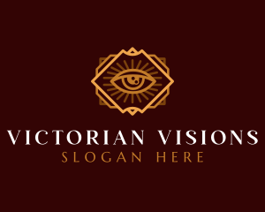 Tarot Spiritual Eye logo design