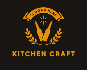 Distillery Craft Liquor Beer logo design