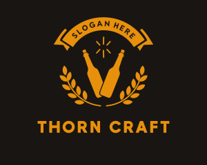 Distillery Craft Liquor Beer logo design