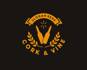 Distillery Liquor Beer logo design