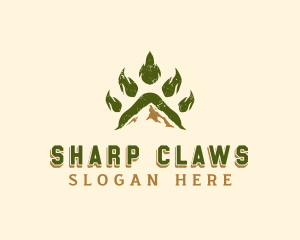 Bear Claw Mountain logo design