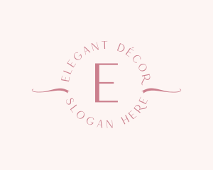 Elegant Feminine Cosmetics Boutique  logo design