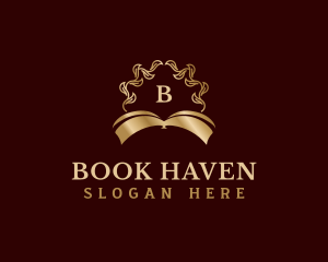 Knowledge Book Plant logo design