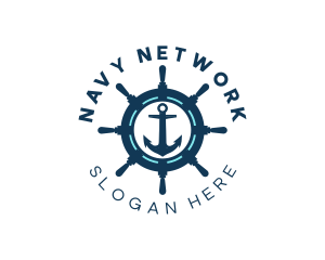 Anchor Wheel Navy logo