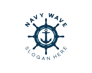Anchor Wheel Navy logo