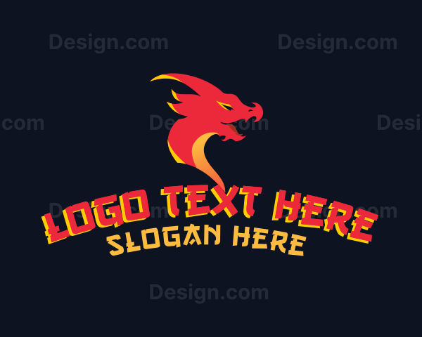 Mythical Dragon Avatar Logo