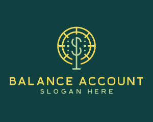 Money Accounting Currency logo design