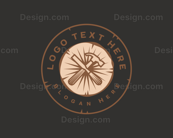 Handyman Carpentry Tools Logo