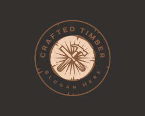 Handyman Carpentry Tools logo design