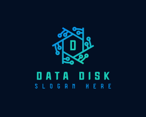 Data Cyber Technology logo design