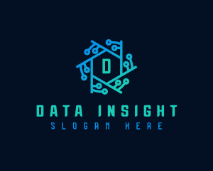 Data Cyber Technology logo design