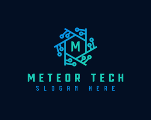 Data Cyber Technology logo design