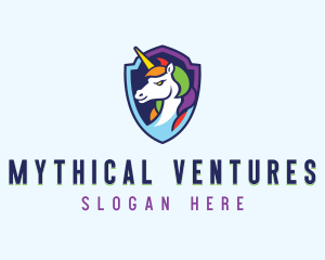 Gaming Mythical Unicorn logo design