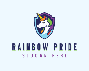 Gaming Mythical Unicorn logo design