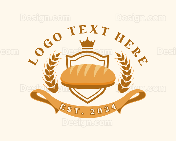 Bread Pastry Baguette Logo