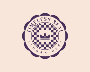 Regal Crown Seal logo design