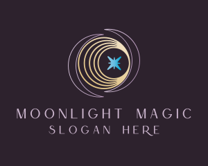 Mystic Moon Star logo design