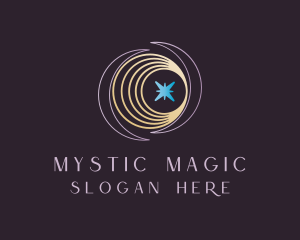 Mystic Moon Star logo design