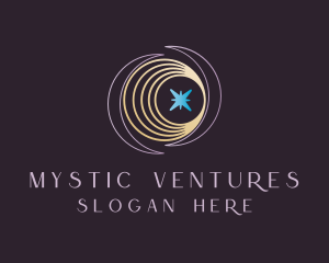 Mystic Moon Star logo design