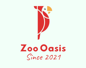 Parrot Bird Zoo logo design