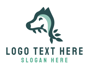 Green Leaf Dog logo