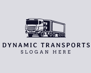 Cargo Truck Transport logo design