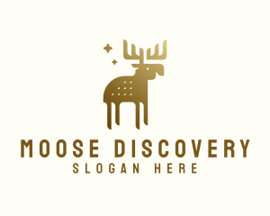 Golden Wild Moose logo