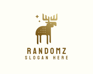 Golden Wild Moose logo