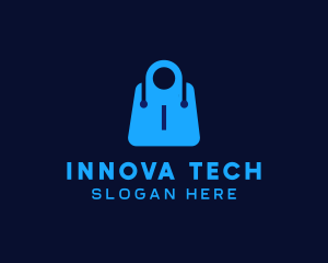 Tech Shopping Bag logo design