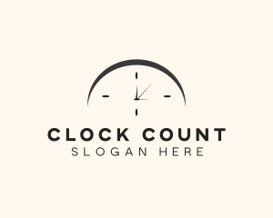 Timer Clock Timepiece logo design