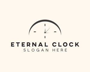 Timer Clock Timepiece logo design