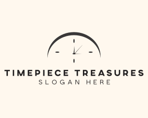 Timer Clock Timepiece logo design