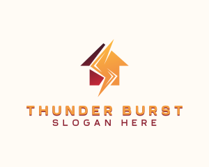 Electricity Thunder Energy logo design