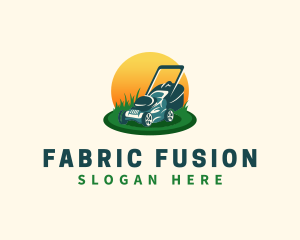 Lawn Grass Mower logo design