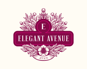 Feminine Floral Boutique logo design