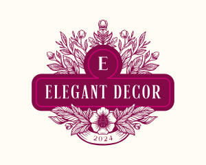 Feminine Floral Boutique logo design