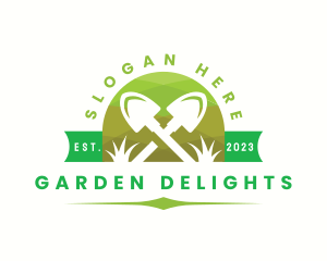 Garden Shovel Landscaping  logo design