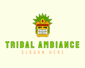 Historical Tribal Mask logo design