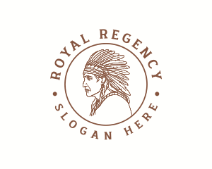 Native American Man logo