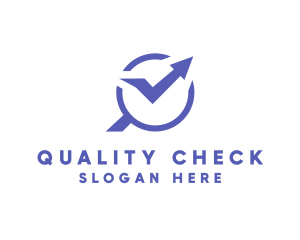 Statistics Finder Check logo design