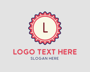Bottle Cap Retro logo