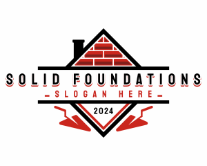 Brick Trowel Construction logo design