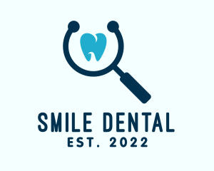 Magnifying Glass Dental Clinic  logo design