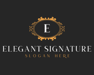 Floral Salon Boutique logo design