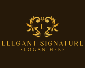 Luxury Royalty Ornament logo design